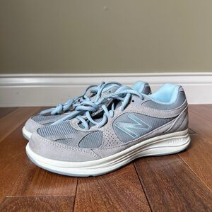 New Balance 877v1 Women’s 7.5 Walking Shoes WW877SB Gray Blue